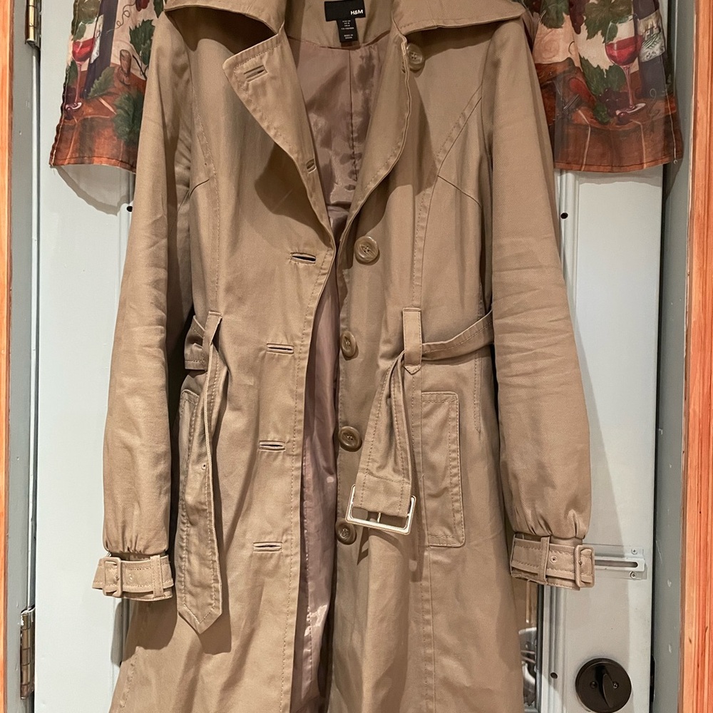 Tan Women's Trench Coat